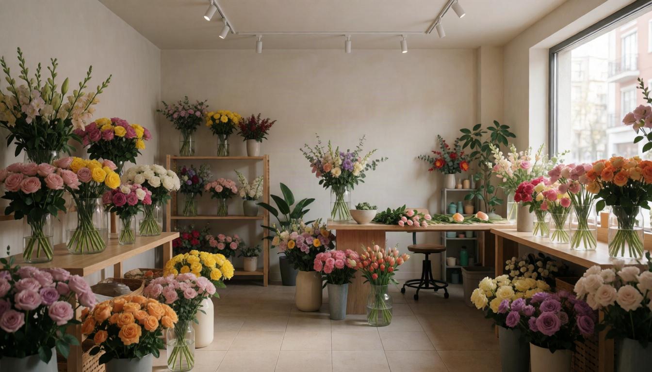 Simple flower orders, well arranged